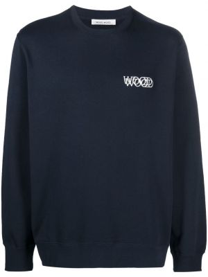 Sweatshirt Wood Wood blå