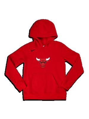 Hoodie en polaire en coton Nike rouge