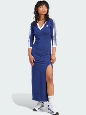 Платье из джерси Adidas Originals синее