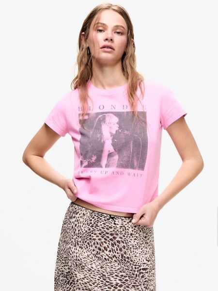 T-shirt Pull&bear rosa