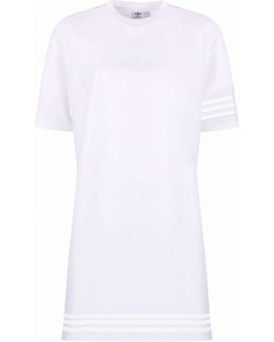 Camiseta a rayas Adidas blanco