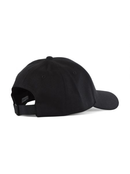 Gorra con bordado de algodón Calvin Klein Jeans negro