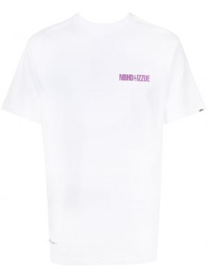 Camiseta con estampado Izzue blanco