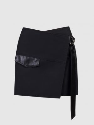 Черная юбка мини Nanushka