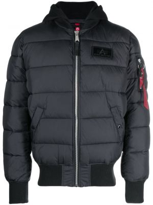 Quiltad jacka Alpha Industries svart