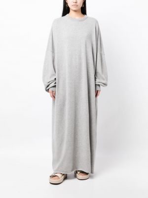 Kašmírové dlouhé šaty Extreme Cashmere šedé