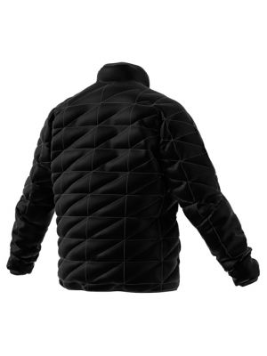 Пальто с капюшоном Adidas черное