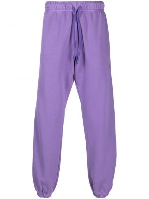 Bavlněné sportovní kalhoty Autry fialové