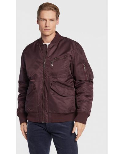 Giacca bomber Lee bordeaux