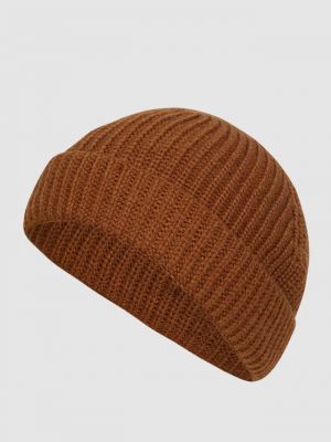 Шерстяная шапка Esprit коричневая