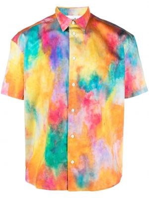 T-shirt tie-dye Etudes arancione