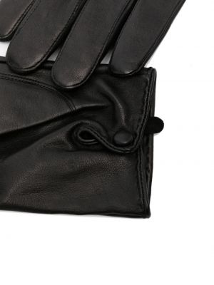 Rękawiczki skórzane Fursac czarne