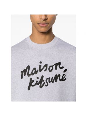 Bluza z kapturem Maison Kitsune szara