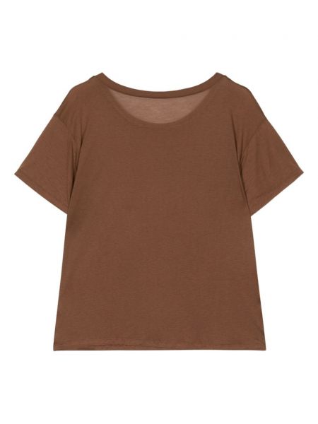 T-shirt Baserange marron