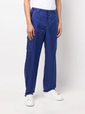 Pantalon droit Prada bleu