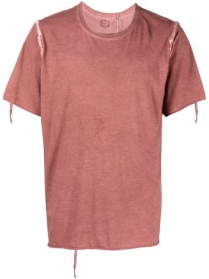 T-shirt effet usé Isaac Sellam Experience rouge