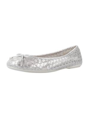 Balerina cipők Geox ezüstszínű