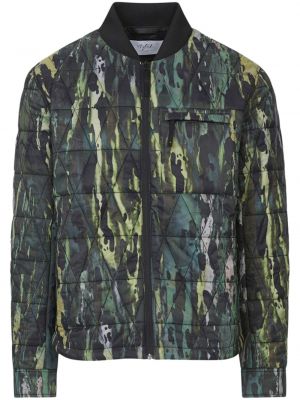 Slēpošanas jaka ar apdruku kamuflāžas Aztech Mountain zaļš