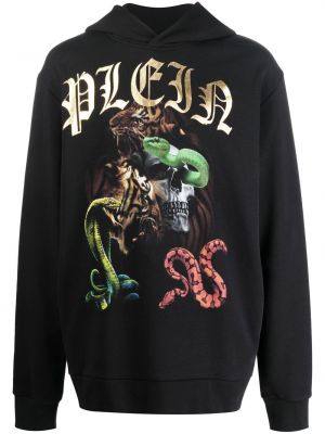 Hoodie Philipp Plein svart