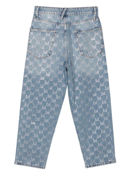 Křišťálové džíny Liu Jo modré