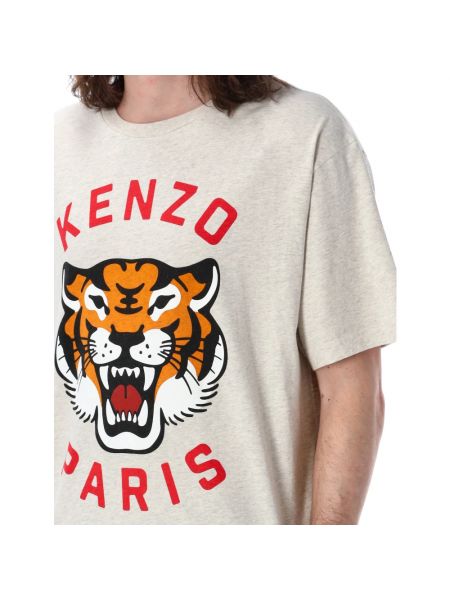 Camisa con rayas de tigre Kenzo gris