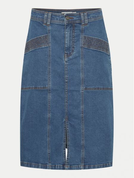 Spódnica jeansowa Fransa niebieska