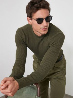 Sweter Trendyol khaki