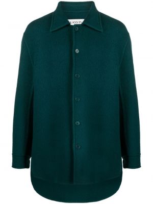 Moherio vilnonė marškiniai Lanvin žalia