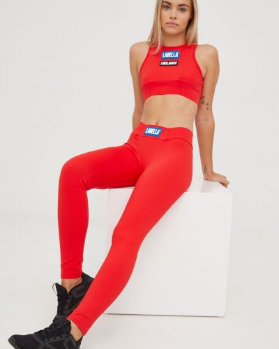 Spodnie sportowe Labellamafia czerwone