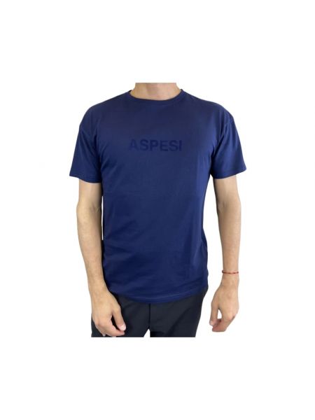 T-shirt mit kurzen ärmeln Aspesi blau