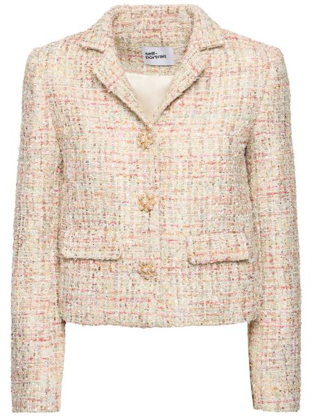 Blazer Self-portrait beige