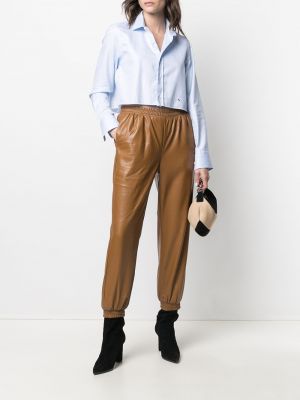 Pantalones de chándal de cintura alta Apparis marrón