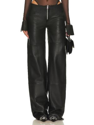 Pantalones de cuero Sami Miro Vintage negro