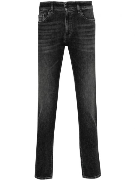 Jeans skinny à motif étoile Pt Torino gris