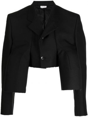 Asimetrični volneni blazer Comme Des Garçons Homme Plus črna