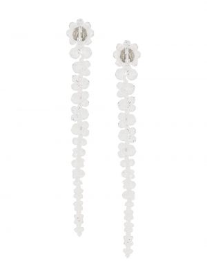Σκουλαρίκια με χάντρες Simone Rocha λευκό