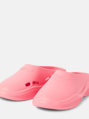 Papuci de casă Prada roz