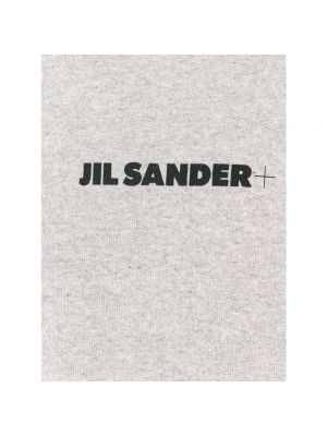 Sudadera con capucha de algodón con estampado Jil Sander