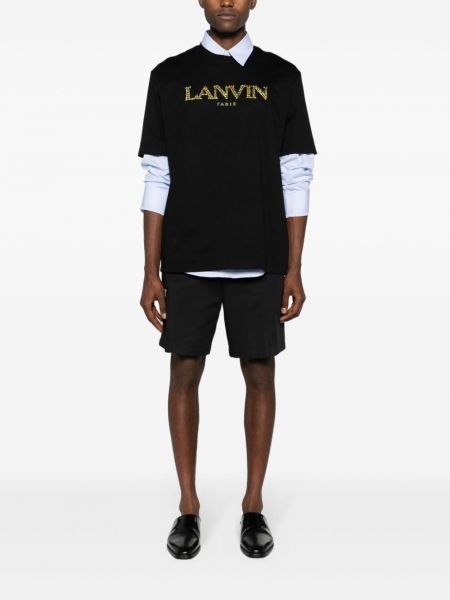 Medvilninis siuvinėtas marškinėliai Lanvin