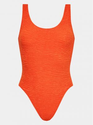 Jednodílné plavky Calvin Klein Swimwear oranžové