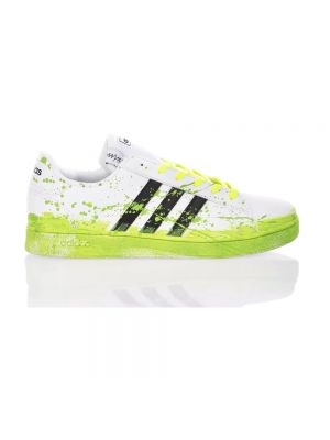 Sneakersy ze skóry ekologicznej Adidas zielone