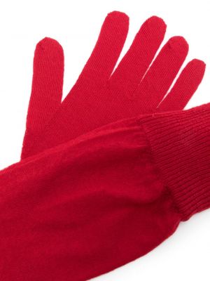 Kašmírové rukavice Ermanno Scervino červené