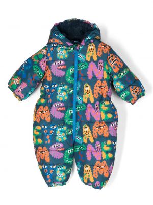 Printti puku tytöille Stella Mccartney Kids sininen