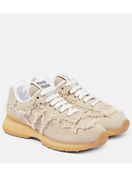 Sneakers Miu Miu beige