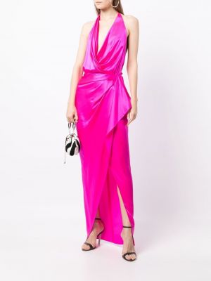 Robe de soirée Michelle Mason rose