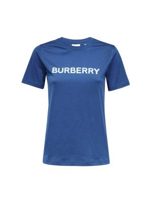 Koszulka bawełniana Burberry niebieska