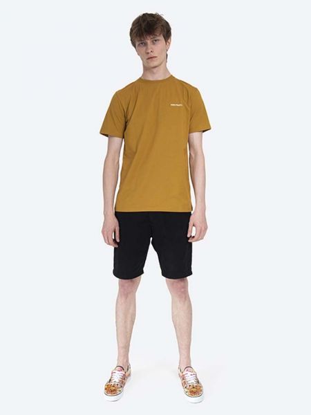 Tricou din bumbac Norse Projects galben