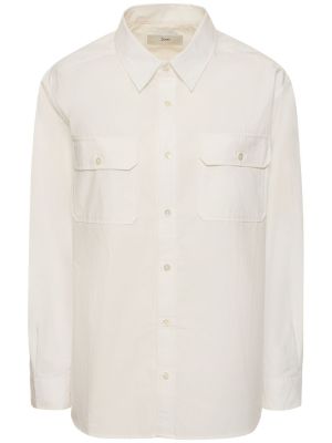 Camicia di cotone Dunst Bianco