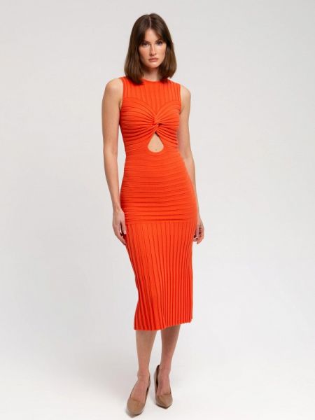 Платье-свитер Fors оранжевое