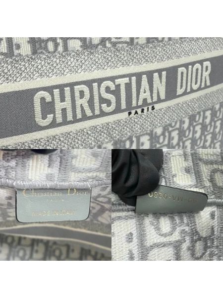 Bolso shopper retro Dior Vintage gris